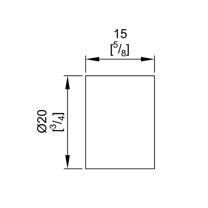 Lot de 5 entretoises pour montage au plafond pour SLID'UP 160 - 170 - 4