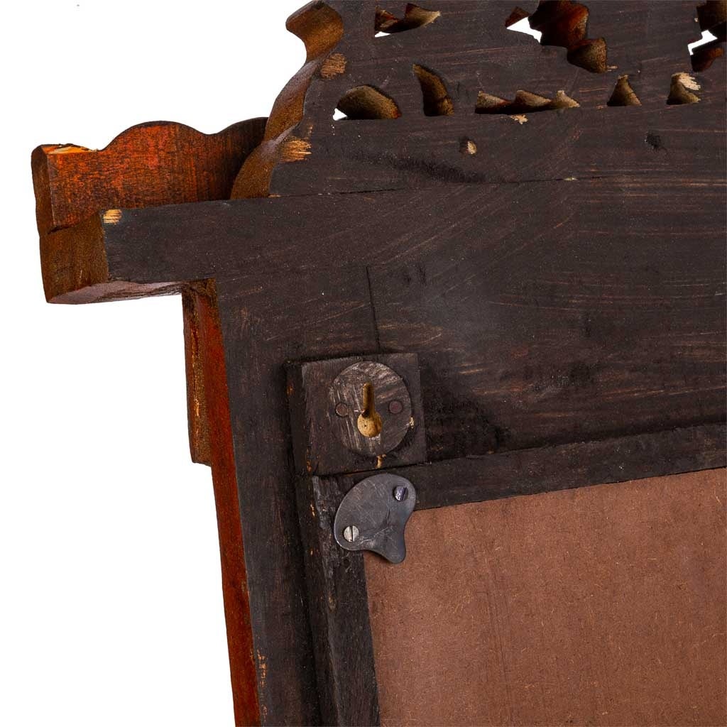 Miroir en bois 31x71x7h - 7