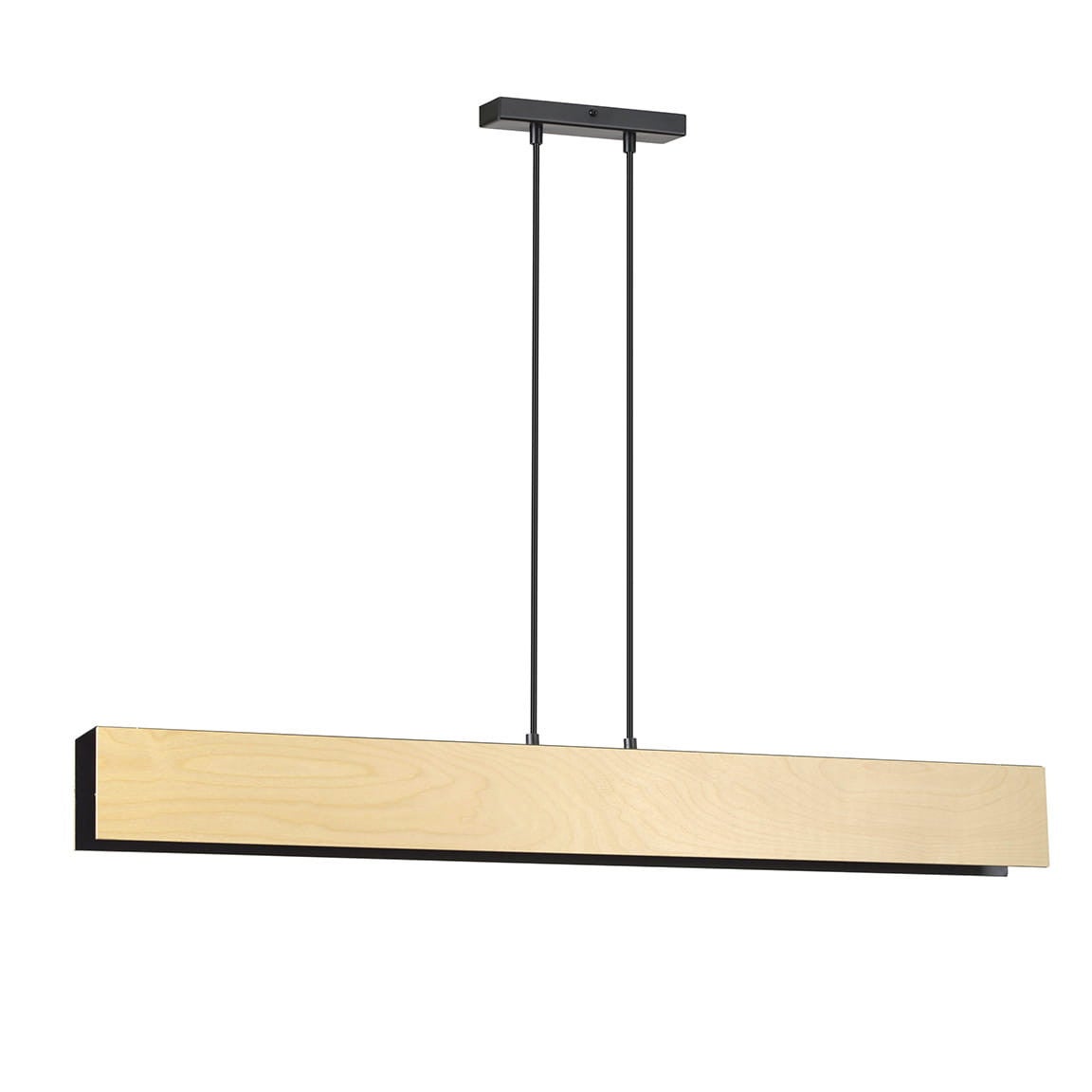 Lampa wisząca Carlo czarna-jasne drewno 4xE27x15W wym: 100 x 96 cm metal Emibig
