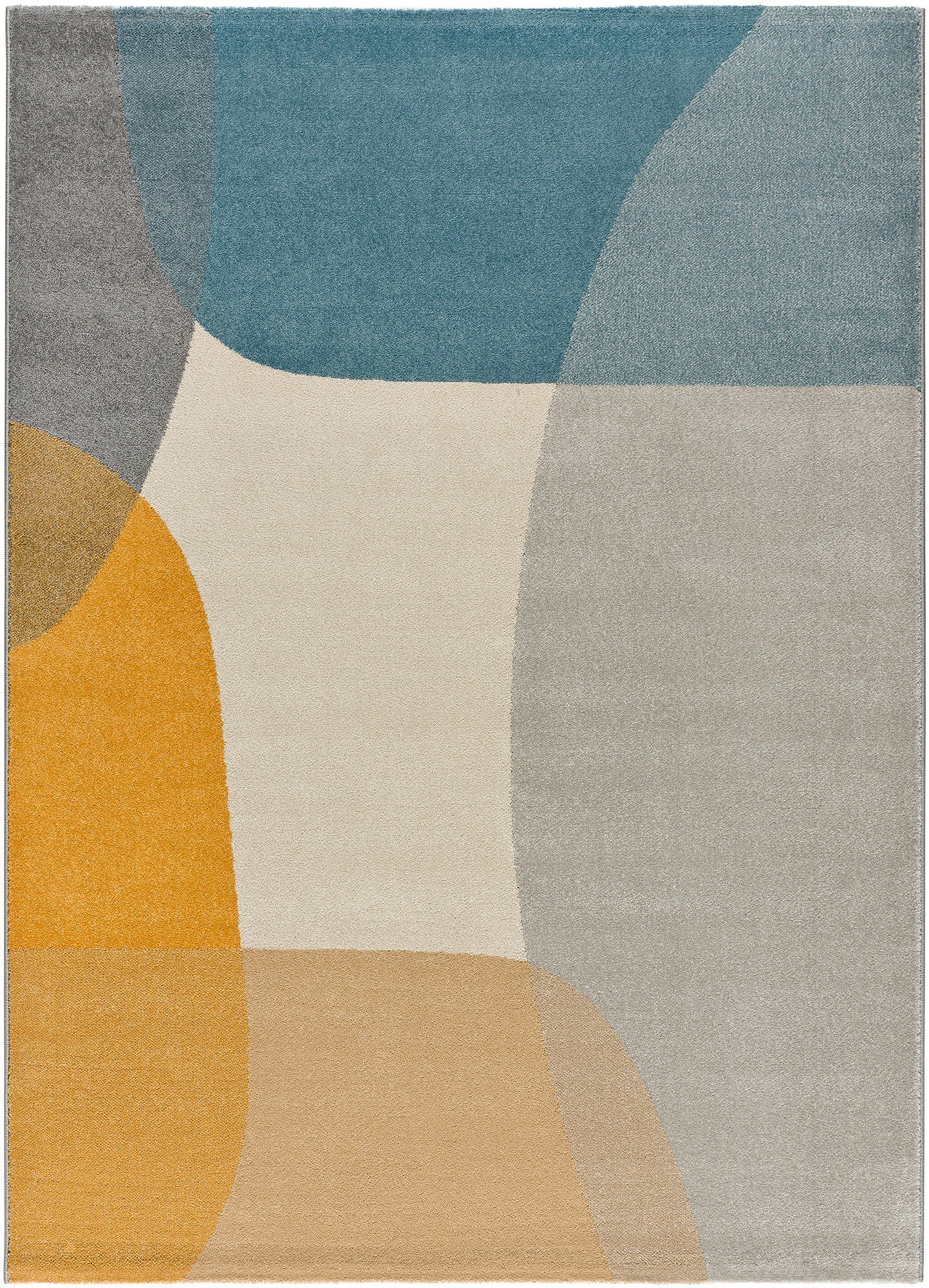 Tapis intérieur multicolore rectangulaire l.140 x L.200 cm MONIC géométrique - ATTICGO - 2