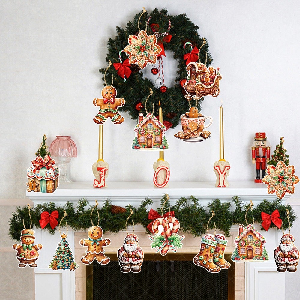 HiWEEGO Set 24 Decorazioni Natalizie Da Costruire: Regalo Conto Alla Rovescia Per Bambini