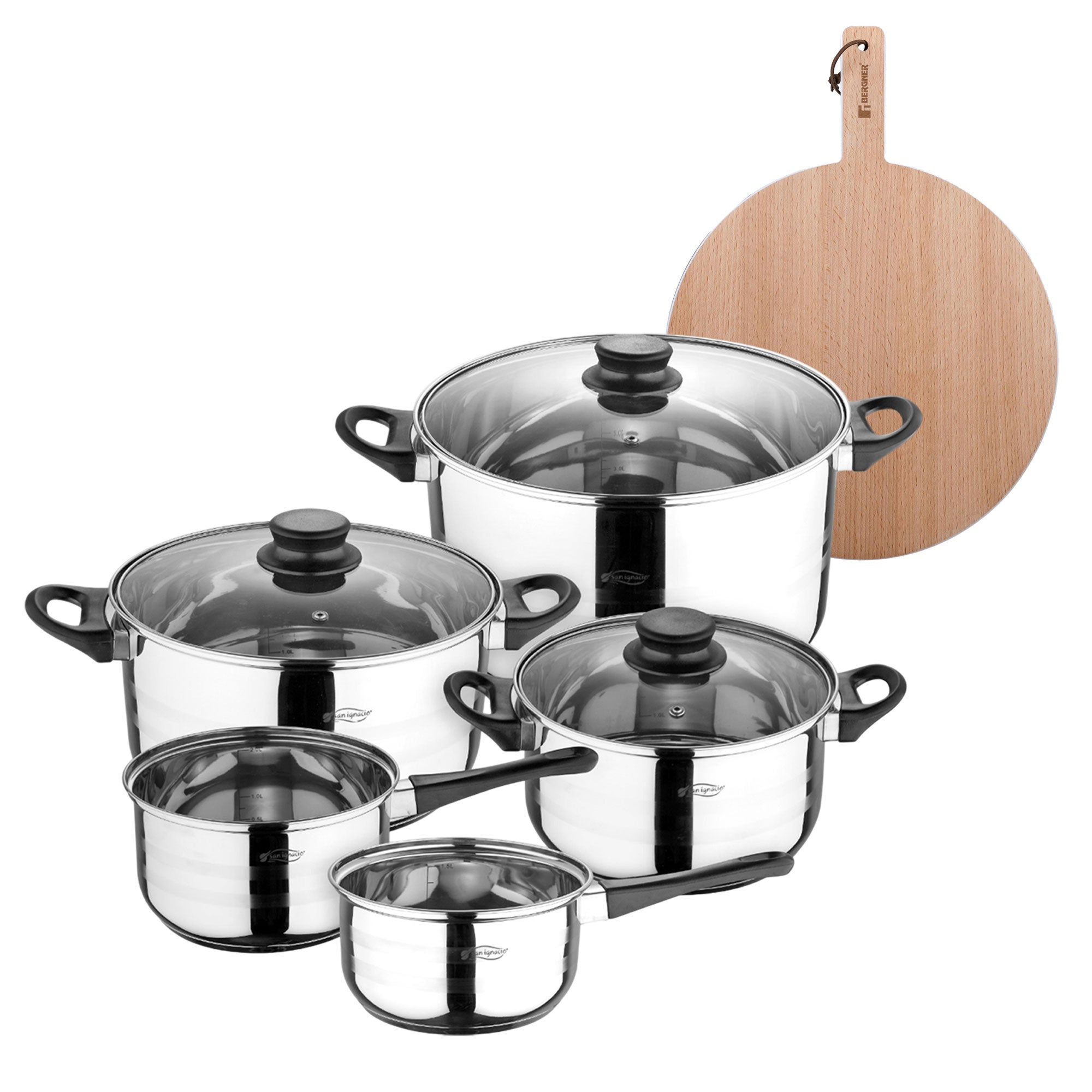Baterias de cocina san ignacio toledo con tabla de corte