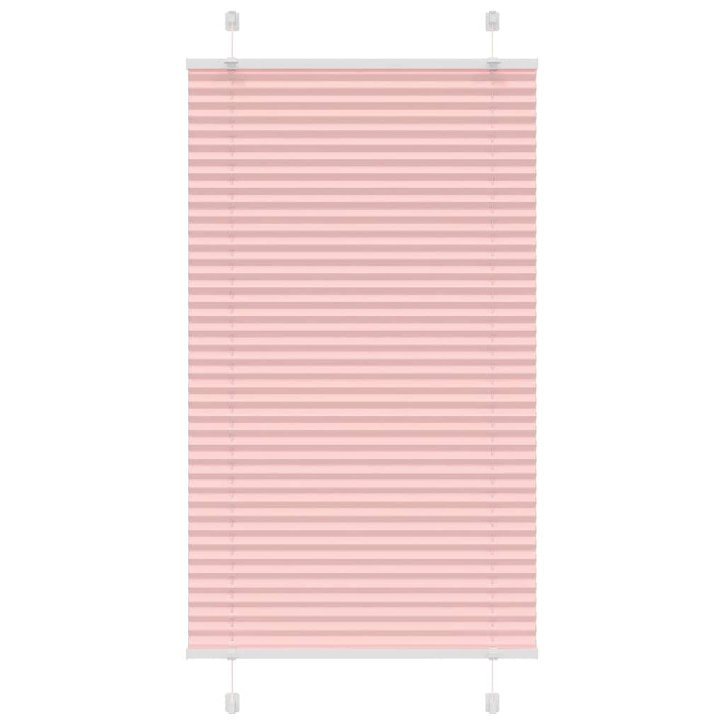 Roleta plisowana różowa 70x100 cm Szerokość tkaniny 69,4 cm vidaXL
