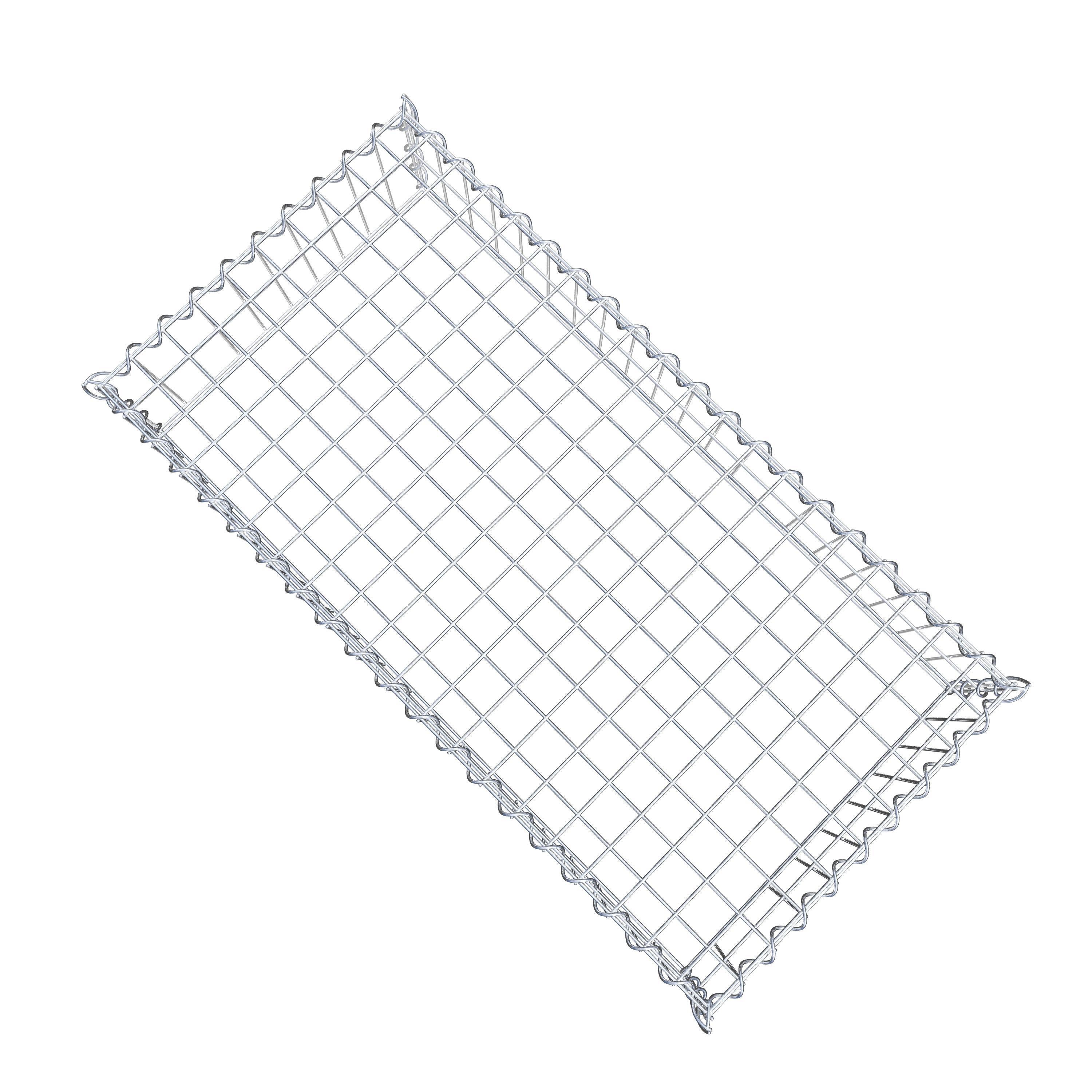 Gavión para apilar en acero galvanizado 100x20x50cm (LxAxP), malla 5 x 10cm, Espiral, sin rejilla inferior - 5