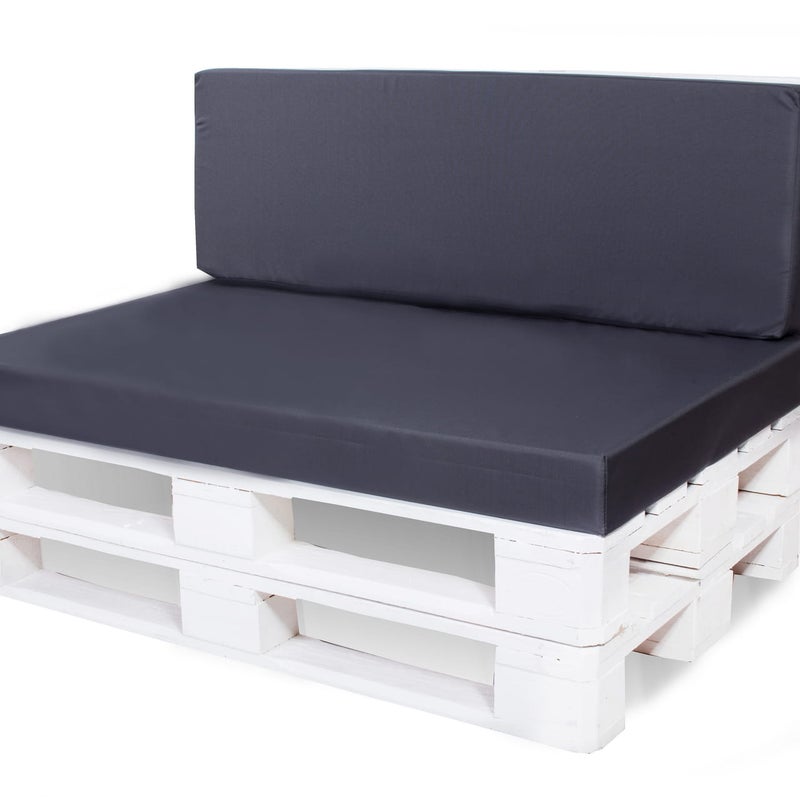 Poduszka ogrodowa na paletę 120x60x40cm poduszka na meble ogrodowe granatowa, poduszka na balkon taras, poducha ogrodowa na meble z palet
