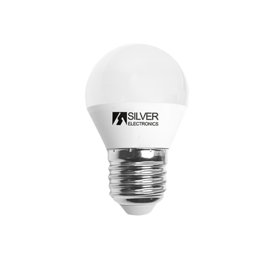 Lampadina LED Sfera 6W E27 - Luce Calda 2700K, 500 Lumen, Risparmio Energetico