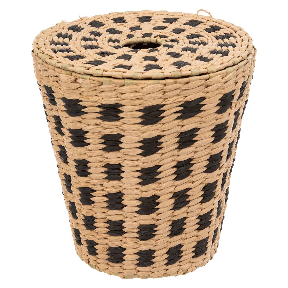 5five - Cestino In Vimini 7 Litri 'Terre Inconnue' - Portaoggetti Decorativo In Rattan - 5