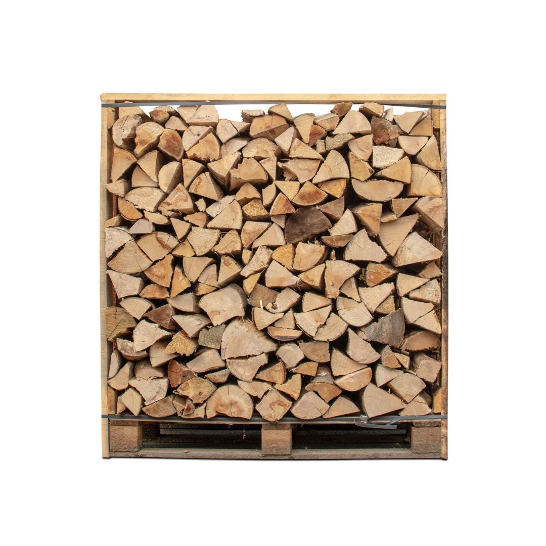 Box 1,50 stères de 30cm bois de chauffage - palette de bois coupé fendu de 1,05m3 chêne / hêtre / Châtaigniers - 4
