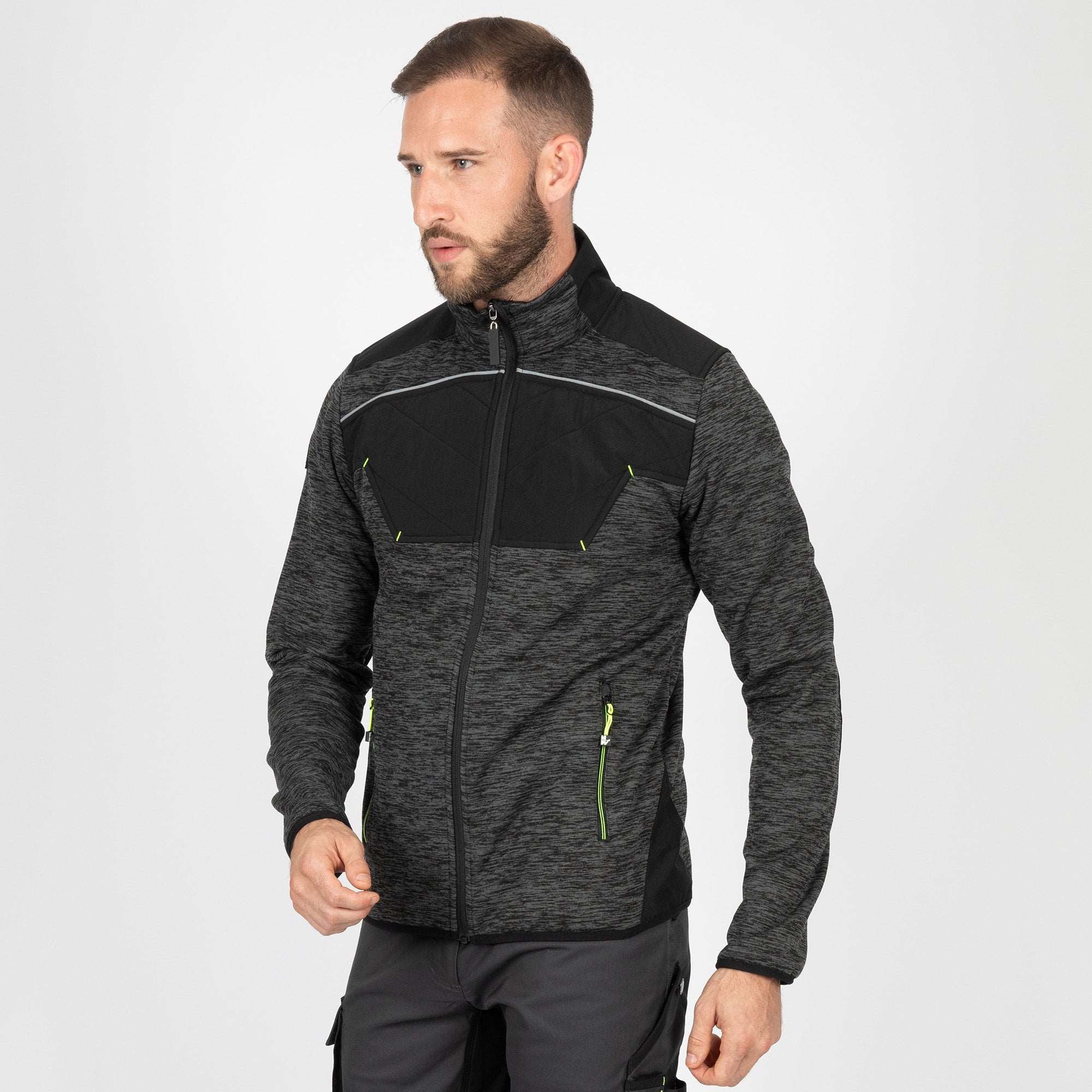 CLEM - GILET DE TRAVAIL - 1132 Gris Chiné XXL - 4