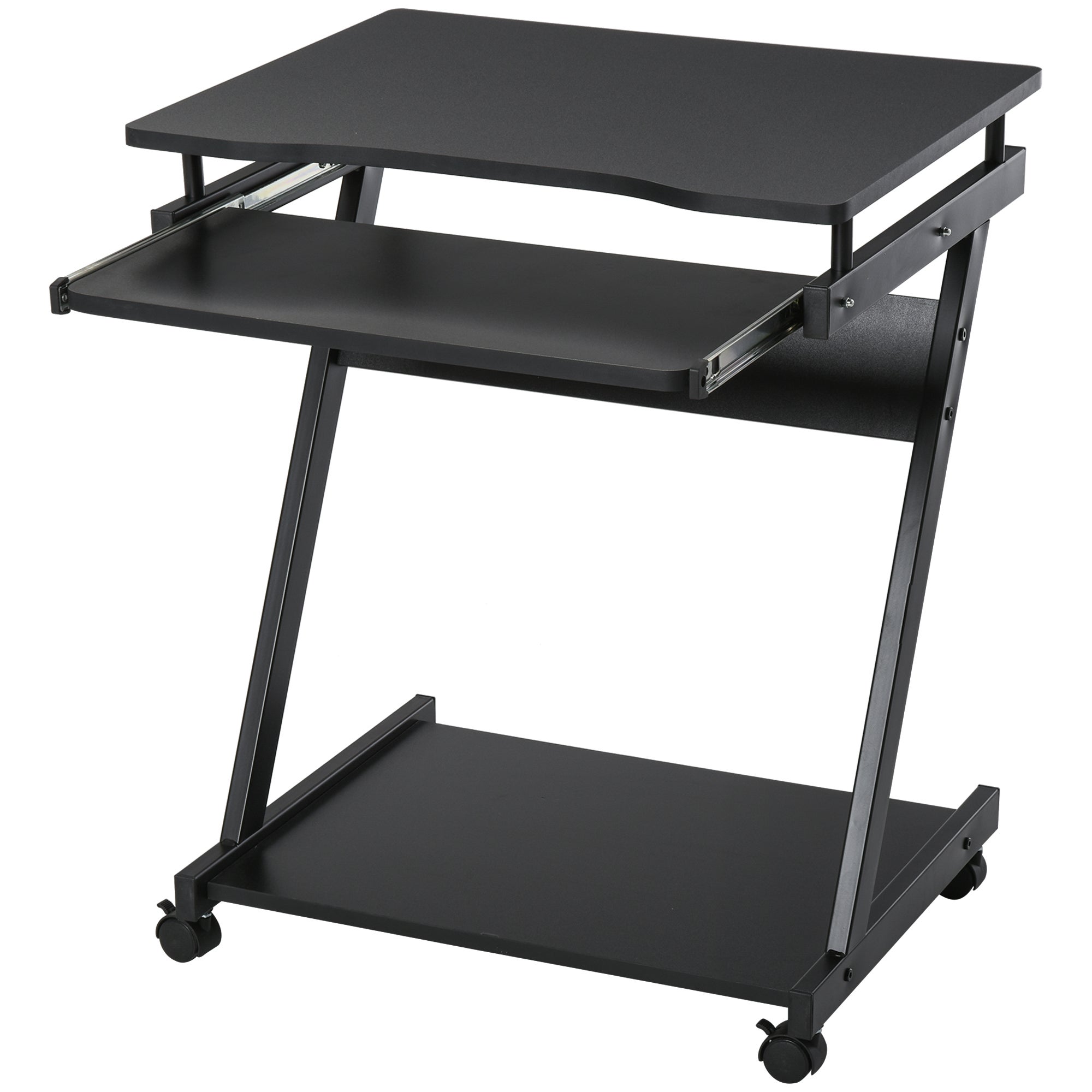 Bureau Informatique Roulant - Bureau Mobile - Table d'ordinateur ...