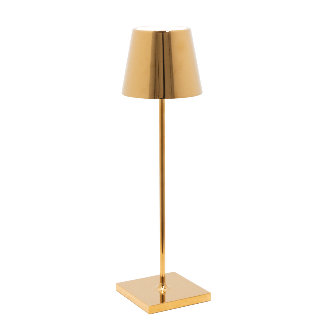 Lampe de table LED Poldina Pro Glossy Gold, rechargeable et dimmable avec une autonomie allant jusqu'à 12 heures - 7