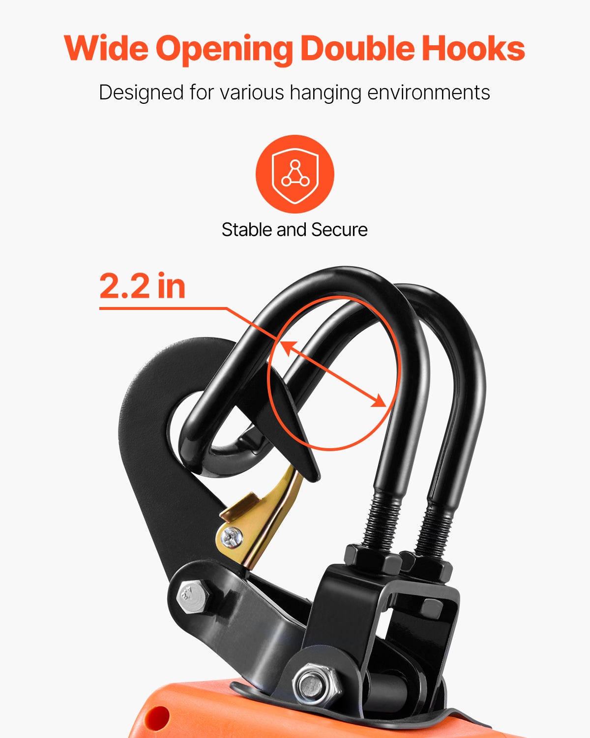 Palan électrique VEVOR 3 en 1,500 kg,treuil portable 1500 W,hauteur 9,1 m,vitesse 4,88 m/min,télécommande,garage,entrepôt,usine - 4