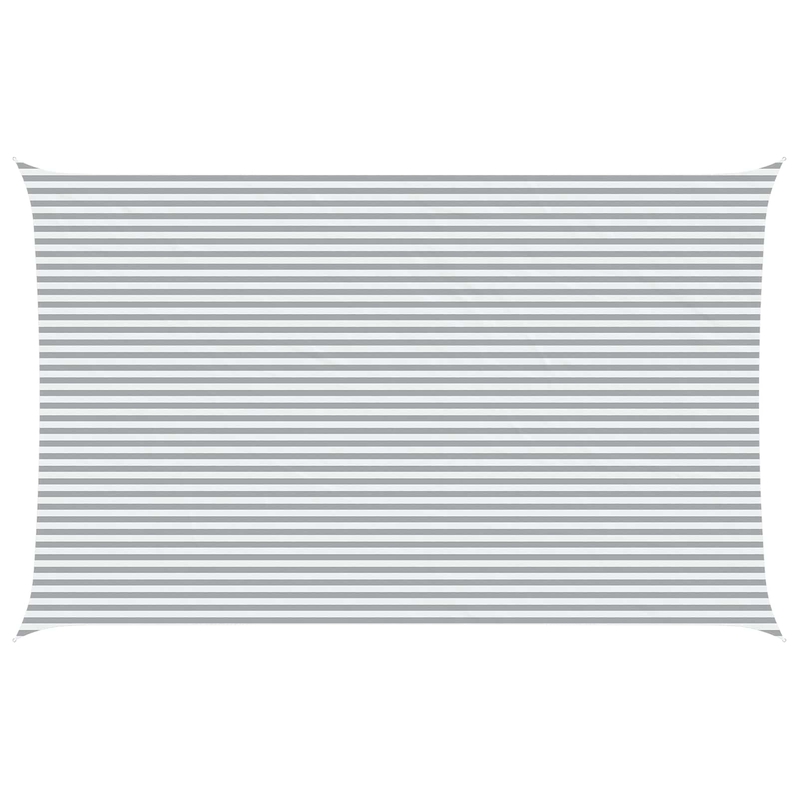 Voile d'ombre Gris clair et blanc 8 x 5 m | Leroy Merlin