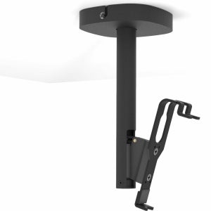 Support Mural Pour Echo Dot Max - Gain De Place Avec Rangement Câbles Intégré | Noir Ou Blanc, Installation Facile