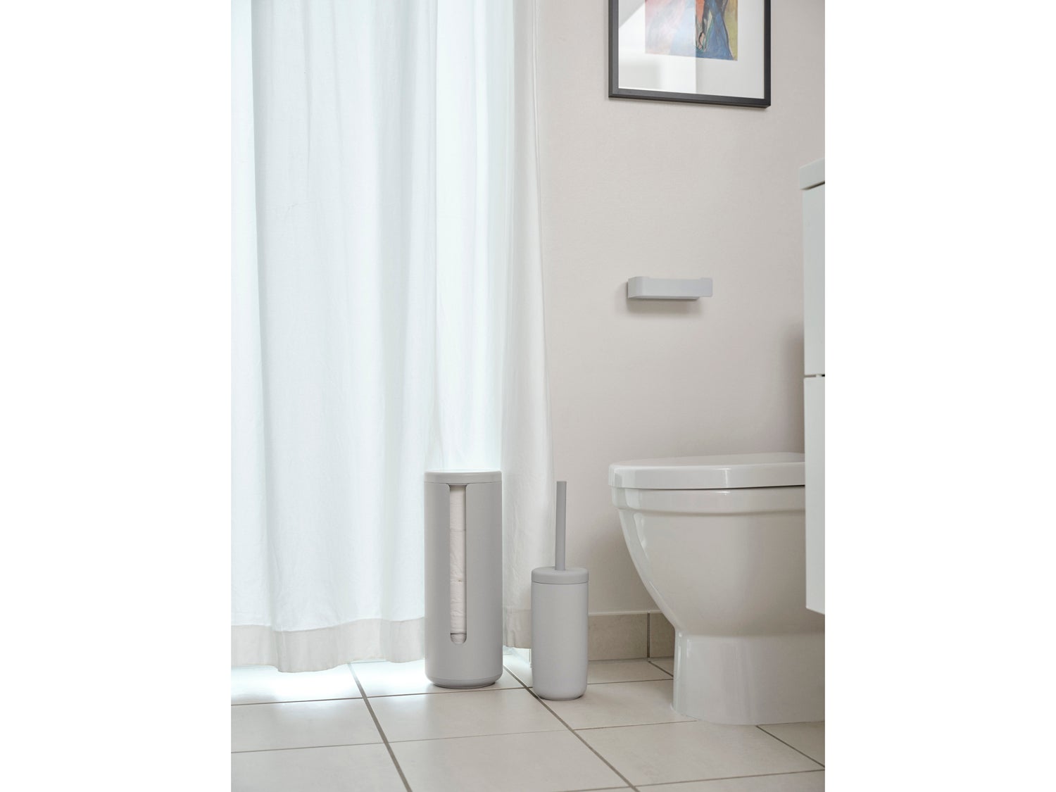 Zone Denmark Ume Porte-papier toilette 16,4 x 7,6 x 4 cm Gris clair - 6