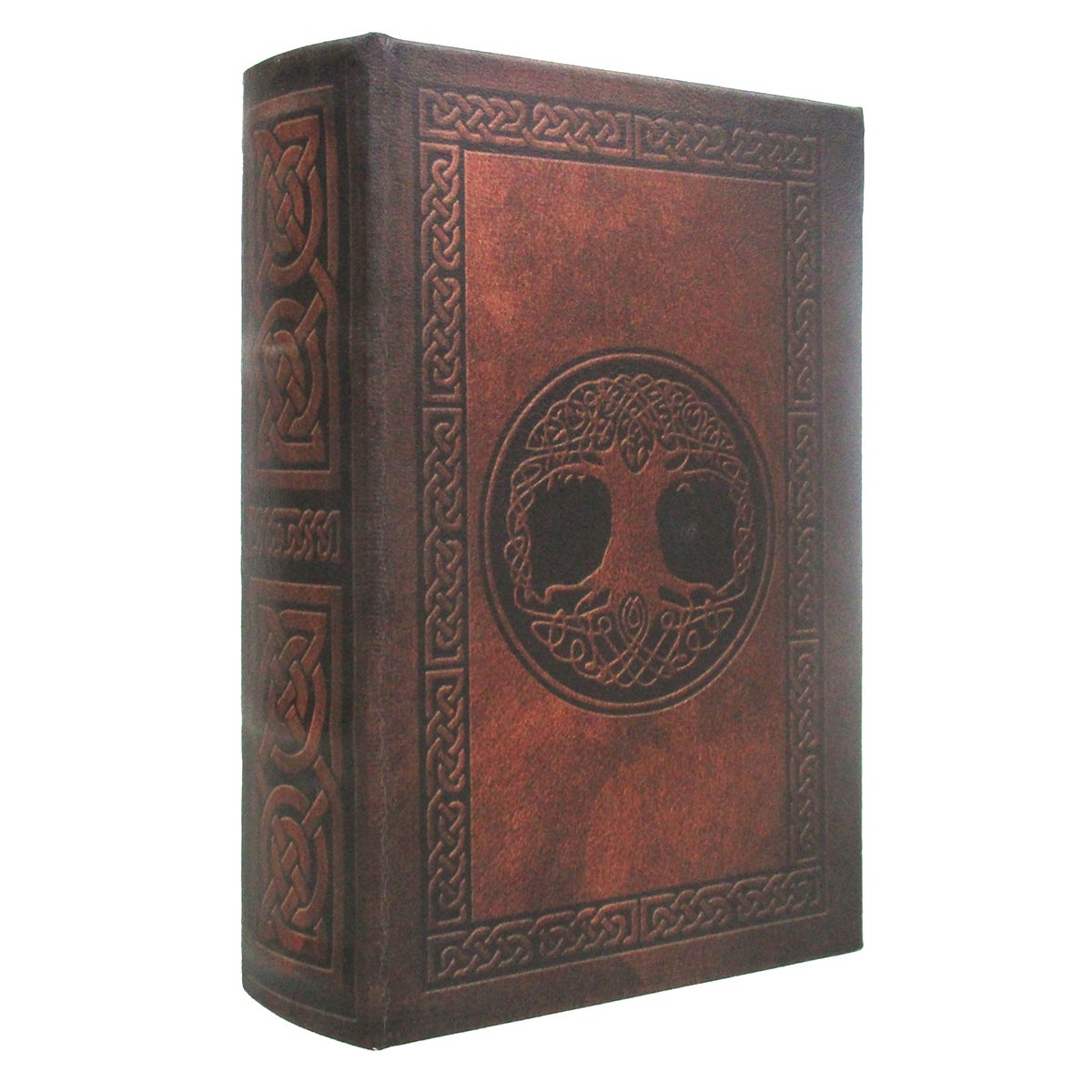 Origen home decor - caja libro árbol vida decoracion | cajas libro gris - 21x5x13 cm