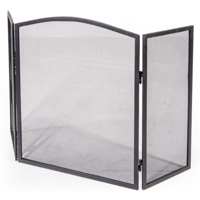 Parascintille en métal 90x60 cm pour cheminée et barbecue
