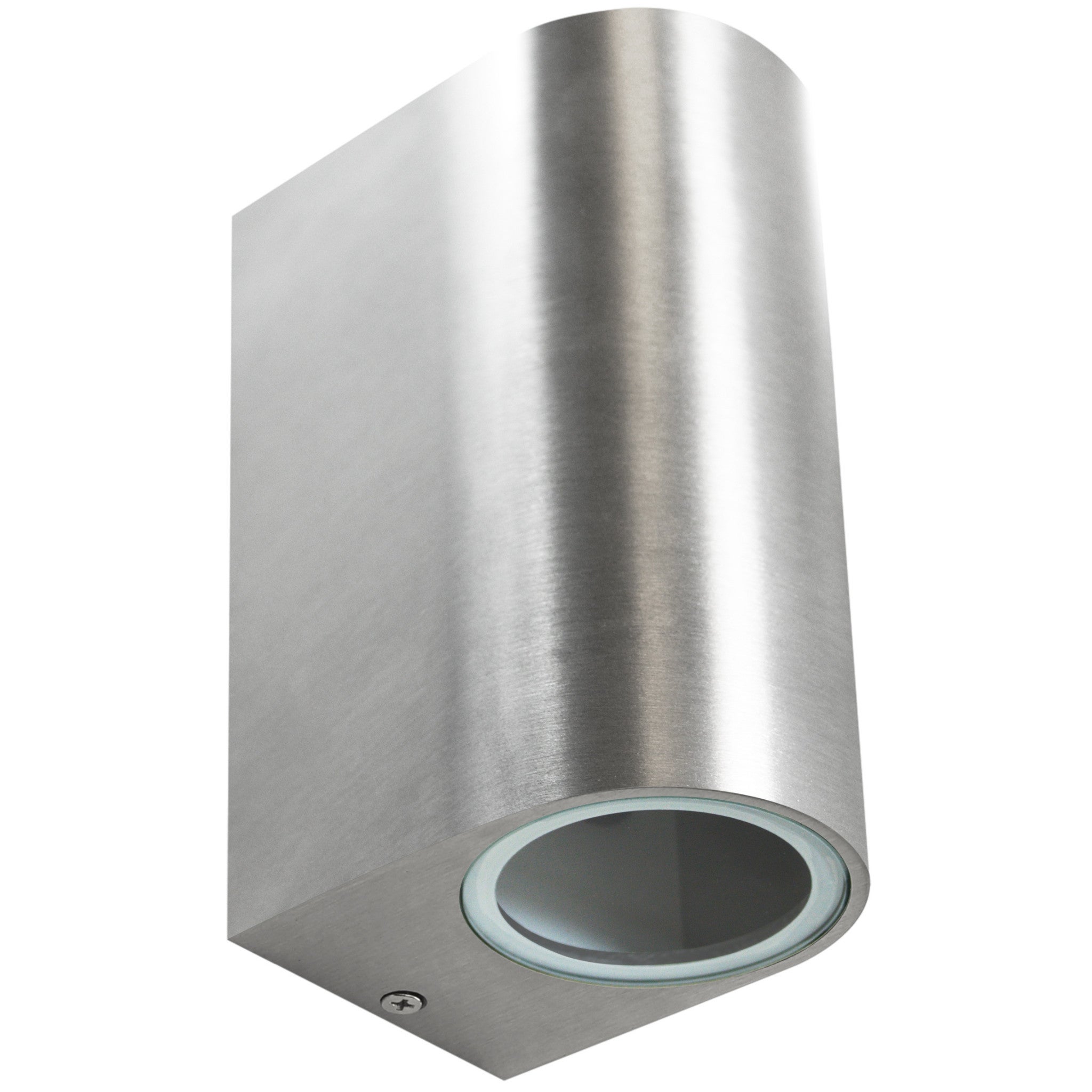 Kinkiet zewnętrzny BOSTON srebrno-satynowy 2xGU10x10W wym: 15x6,7x9,2 cm IP44 Polux