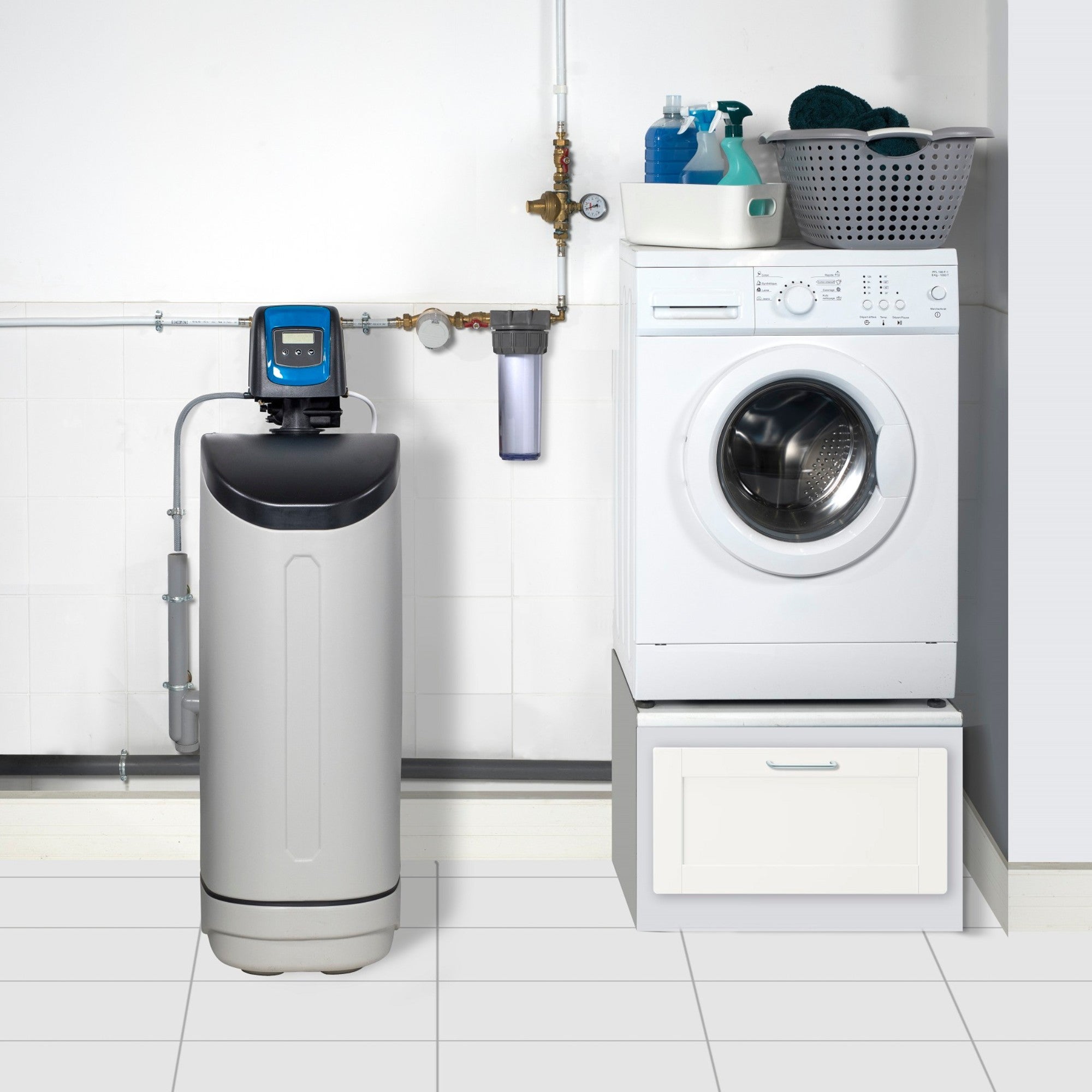 Adoucisseur d'eau 30L Vanne Fleck 5800 SXT Leroy Merlin — free download