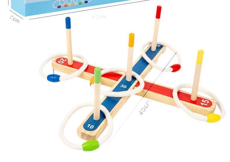 Jeu de lancer d'anneaux de poulpe gonflable - Amusant pour les enfants et les adultes