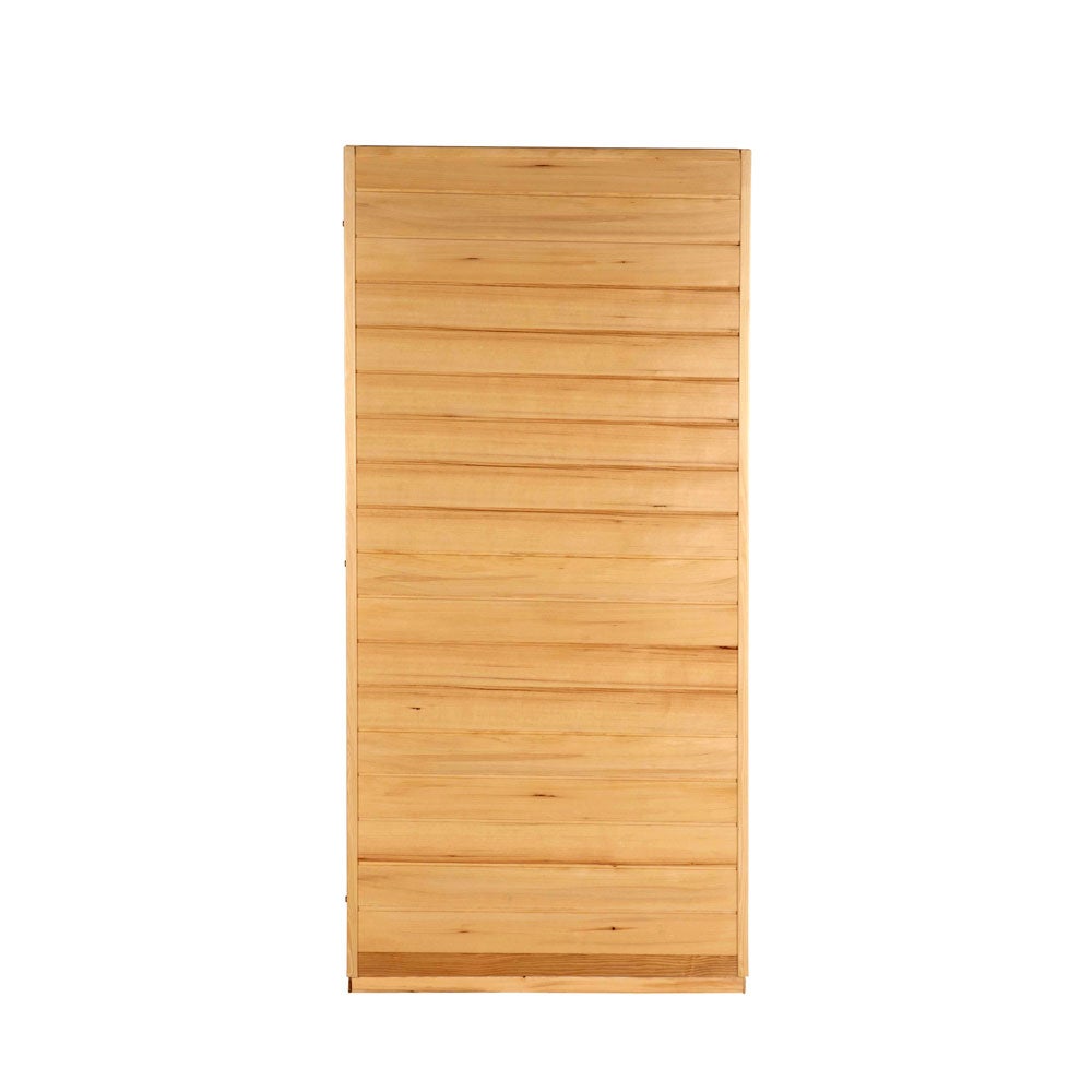 HOME DELUXE – Cabine infrarouge REDSUN S - 90 x 90 x 190 cm - pour 1 personne, 4 émetteurs infrarouges, bois : pruche I Sauna infrarouge, sauna, - 4