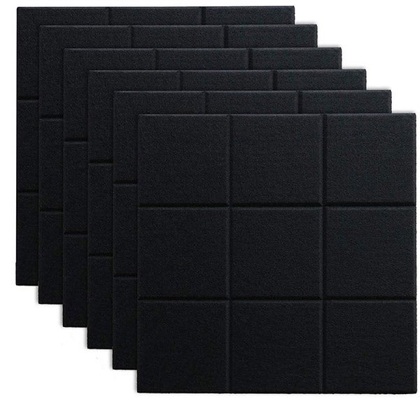 DECORETTA Grand Tableaux En Liège - Lot De 12 Panneaux Muraux En Feutre 120 X90cm Tableau D'Affichage Avec Adhésifs Démontables Sans Traces - Pour Bureau, Maison Et Salle De Classe-Blanc Chaud