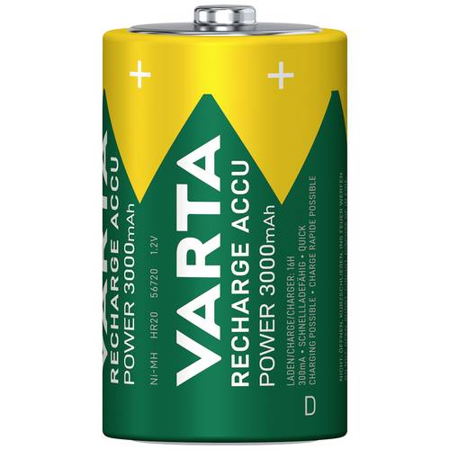 Varta 56720 101 402 batteria per uso domestico Batteria ricaricabile D Nichel-Metallo Idruro (NiMH) - 3