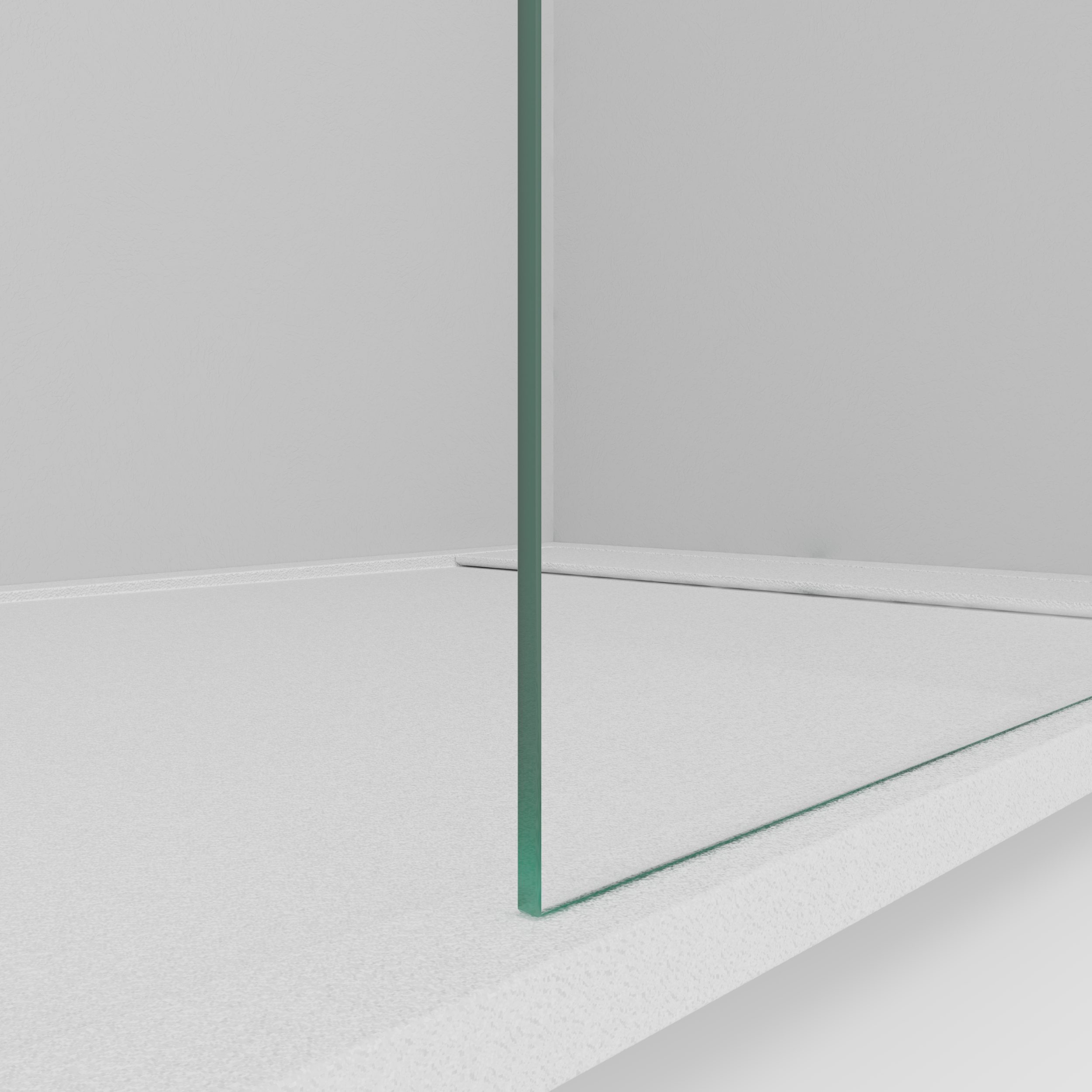 NEBADOON | Mampara de Ducha Fija transparente con Cristal templado 8mm Antical - Mampara fija con Perfilería Plata Brillo 90cm (Ancho) x 200cm (Alto) - 6