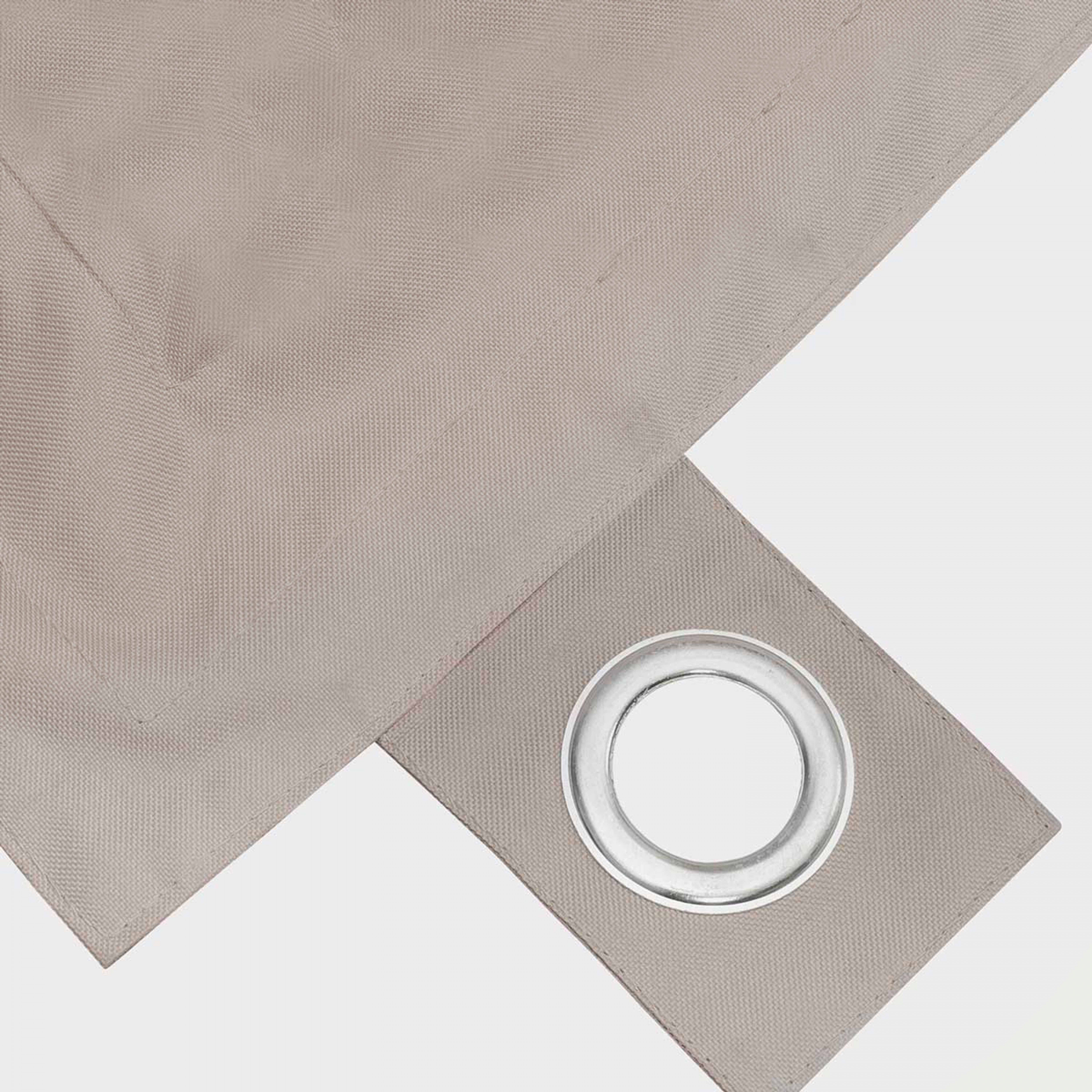 Housse vide de pouf de jardin en polyester taupe 140 x 120 cm - 3