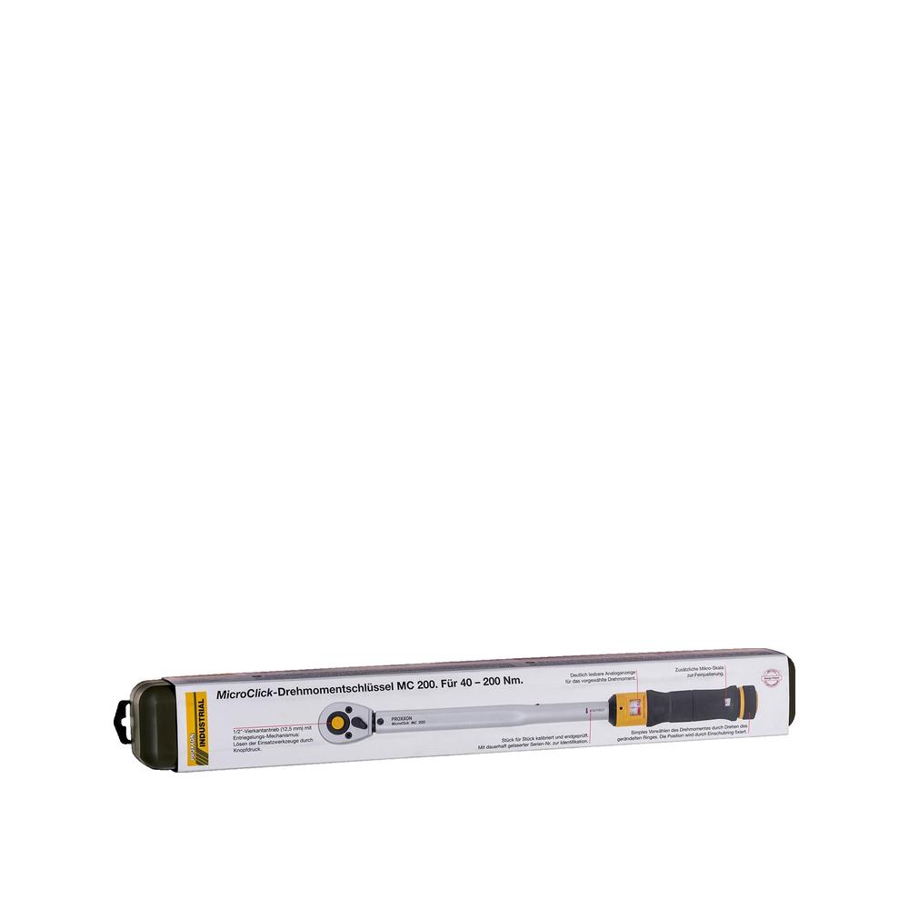 Klucz dynamometryczny Proxxon MicroClick MC 200 precyzyjny 40-200 Nm ergonomiczny - 2
