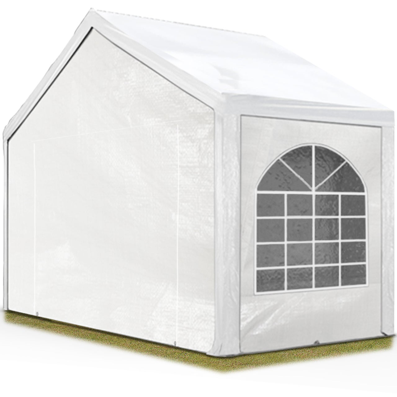 Namiot imprezowy 3x2 m namiot pawilonowy plandeka PE 450 N namiot ogrodowy namiot biesiadny wodoodporny biały