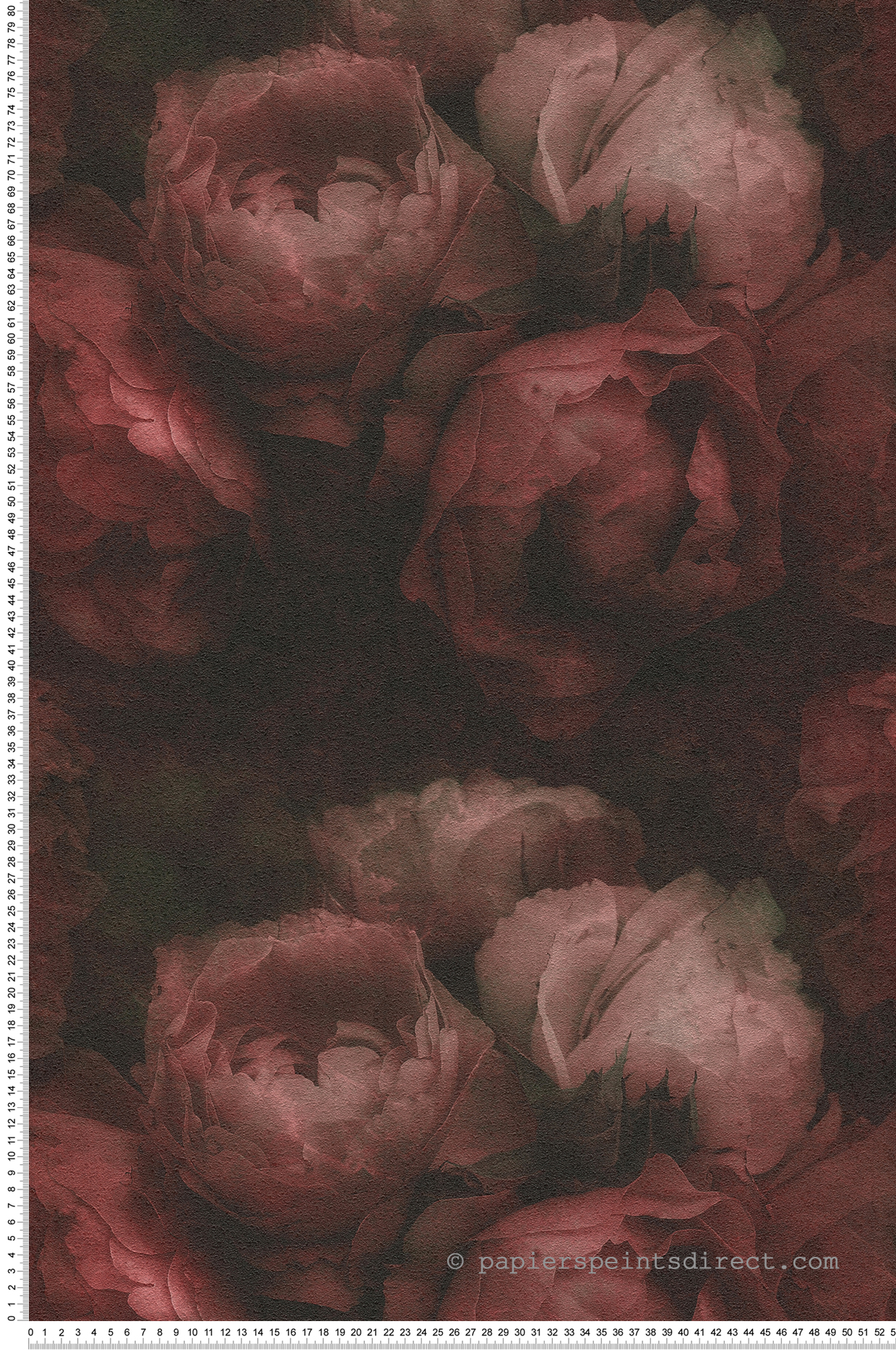 Papel pintado rosas rojas elegantes papel pintado acuarela flores elegantes papel pintado creativo tejido no tejido
