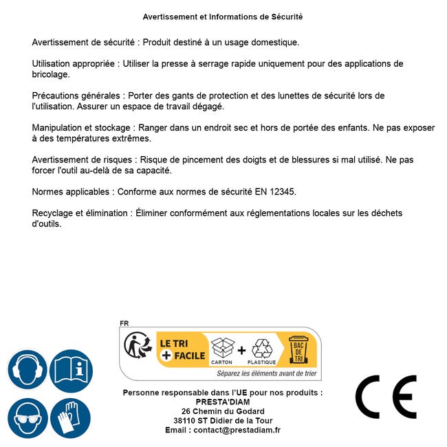 MORSETTO DI FISSAGGIO Azione Rapida WF-202 Alluminio - LCC - Foto 6