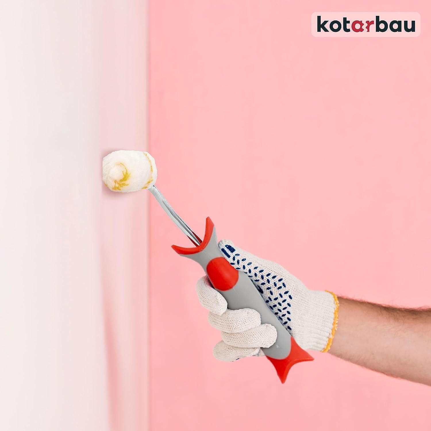 MICROSTAR12 Petit Rouleau Peinture ROTA Microfibre Tissée Aspect Pommelé L.250mm Poils 12 Mm