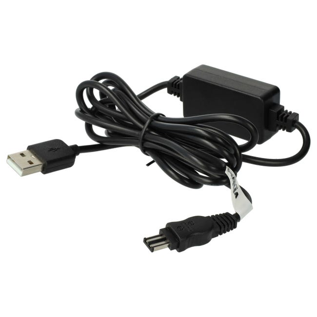 Vhbw Caricabatterie Compatibile Per Sony DCR-TRV430E, TRV460, TRV480, TRV5, TRV50 – Con Cavo USB