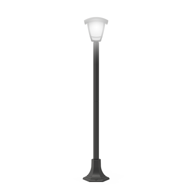 Xanlite - Lampadaire filaire noir 112cm rétro IP44, culot E27, 40W max - LAME40NRET