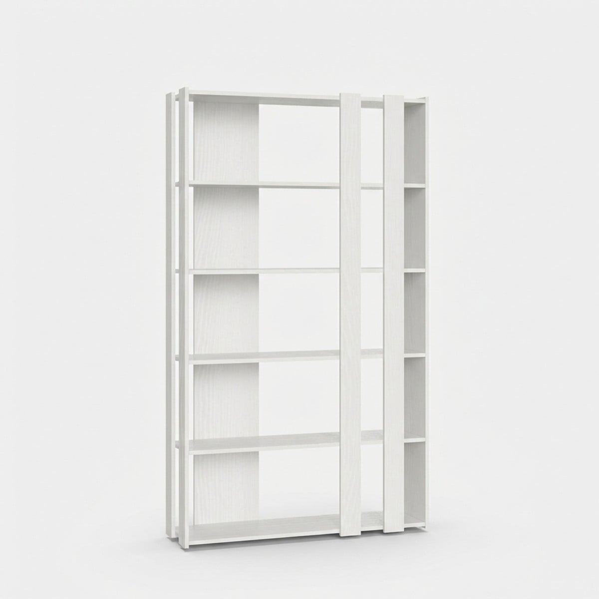Otwarta biblioteczka Kato Small B z białego jesionu