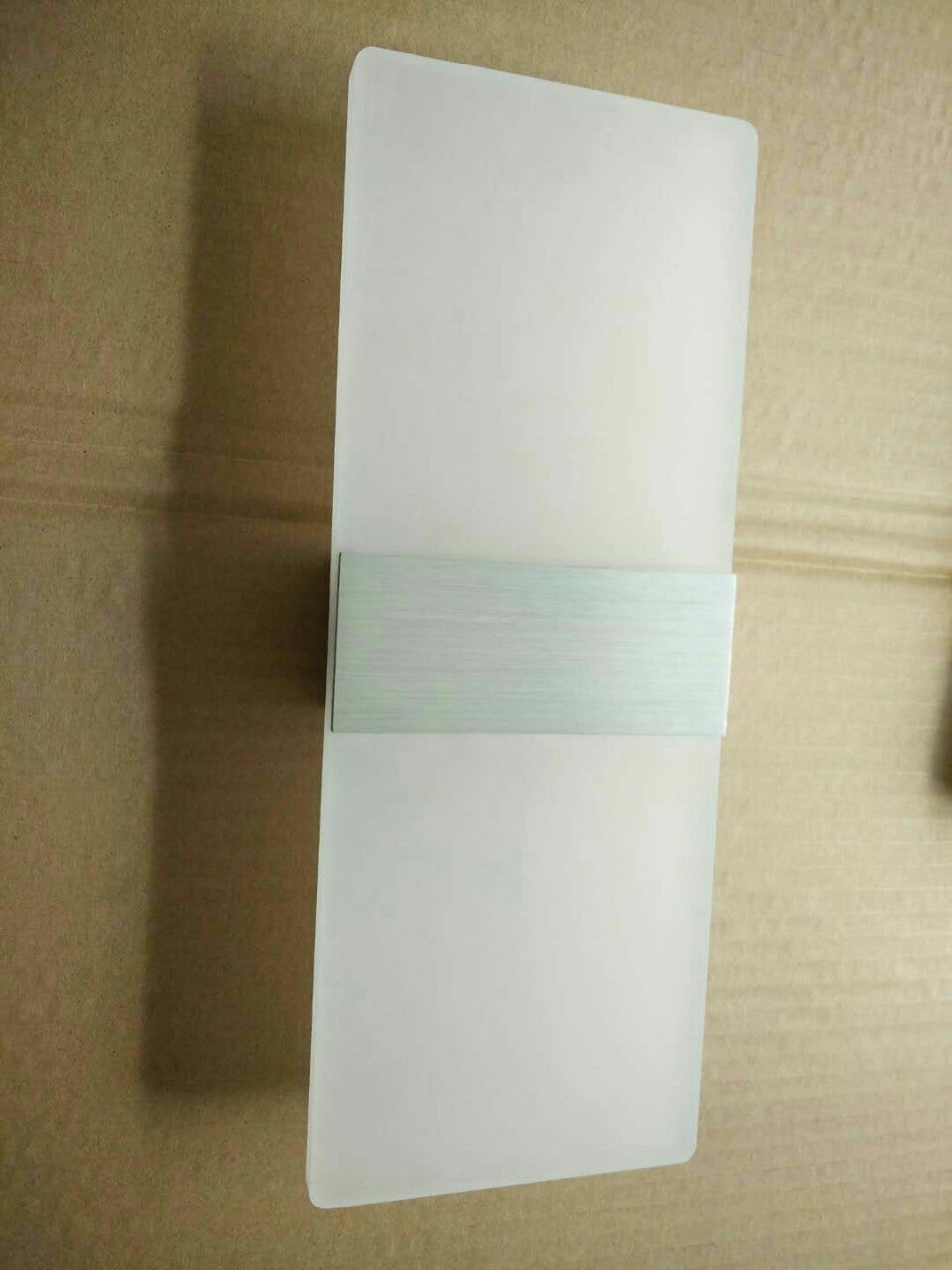 Applique murale d'intérieur 12W argent brossé lumière chaude Applique murale d'intérieur AC 85-265(V), Taille de la lampe : 29*11*4.5 mm - 2