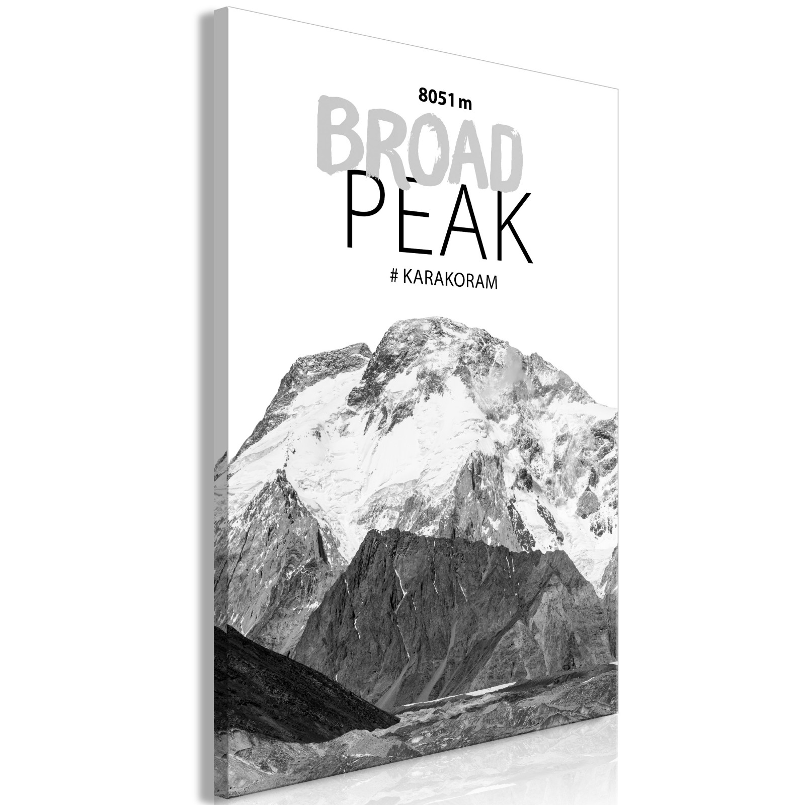 Tableau Broad Peak Partie 1 - 20 x 30 cm | Leroy Merlin