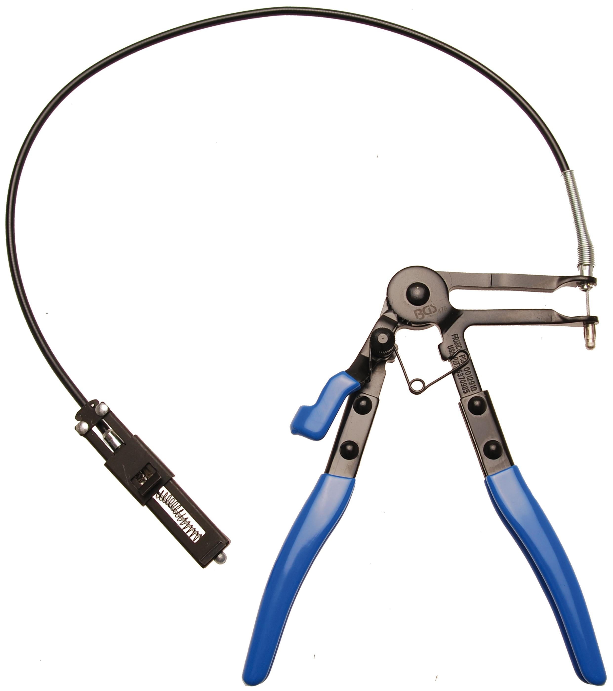 Zaciskacz do węży BGS z linką Bowdena 630 mm 18 - 54 mm - 470