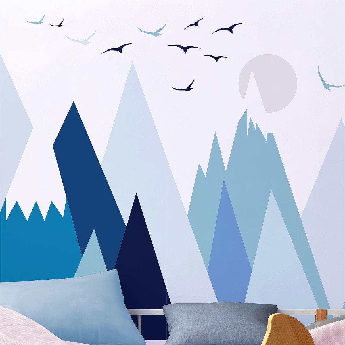 Adesivo bambino di montagna scandinavo suka - Sticker adesivo - adesivi murali - 50x75cm - 4