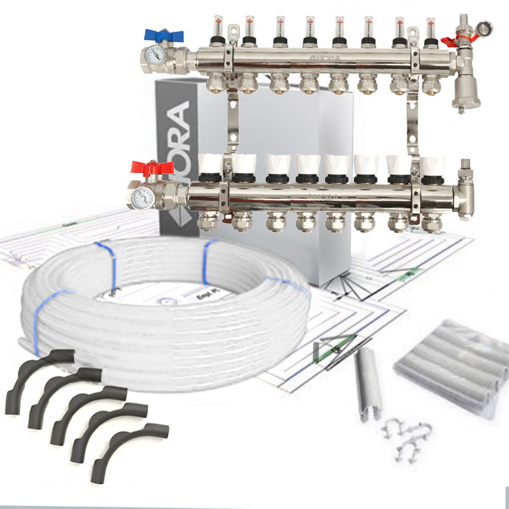 Kit Collecteur plancher chauffant hydraulique nourrice et tube PER — free download