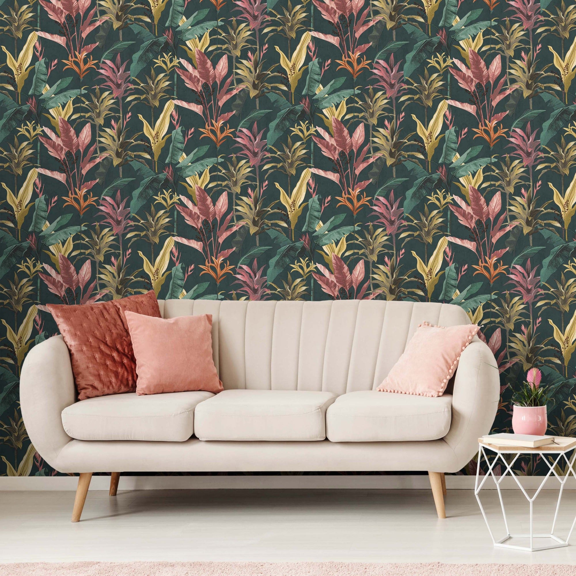 Papier peint intissé Vintage Botanique 1005 x 52cm Multicolore | Leroy ...