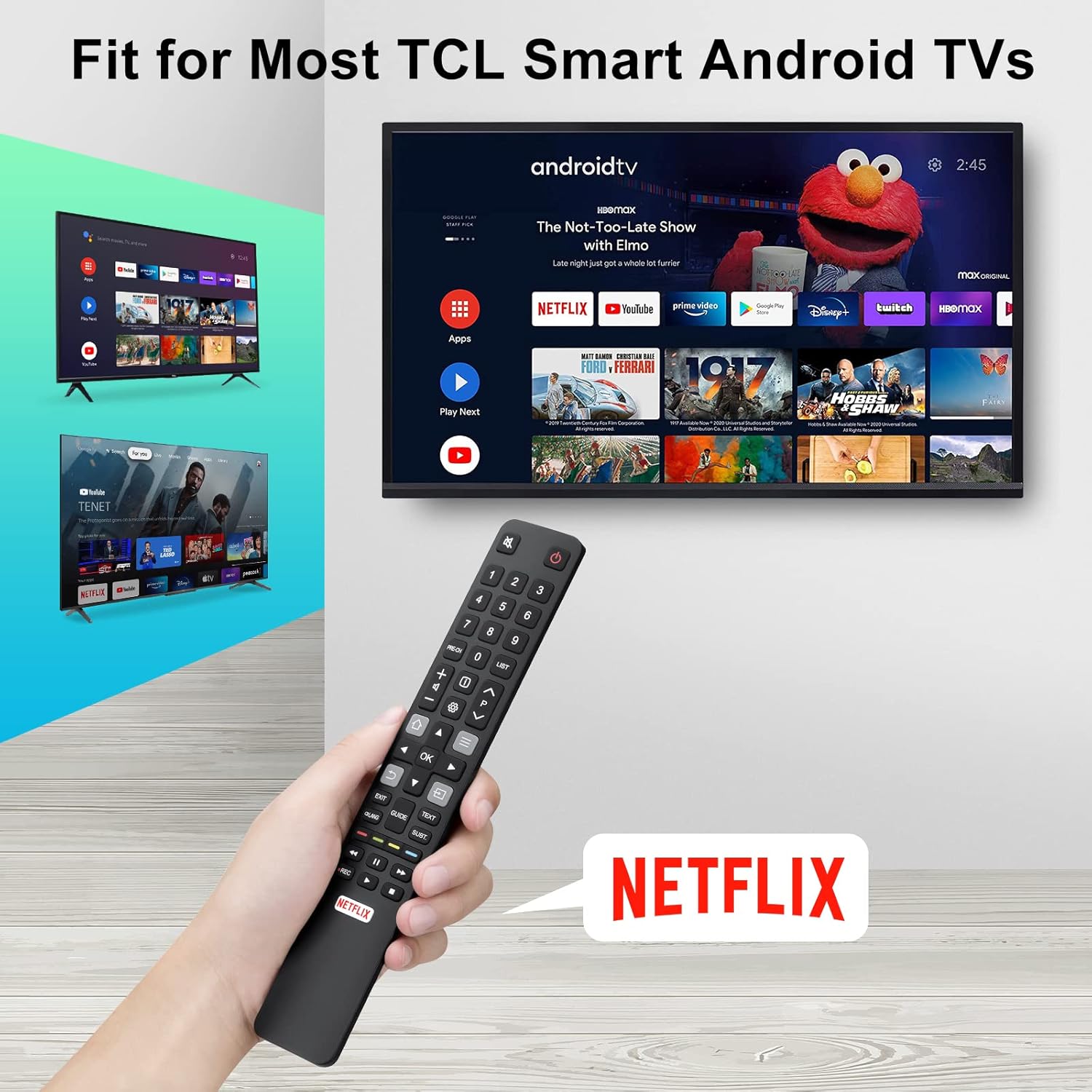 Confezione Da 2 Telecomandi Ricambio RC802N Per TV TCL Thomson | Nessuna Programmazione, Infrarossi - 5