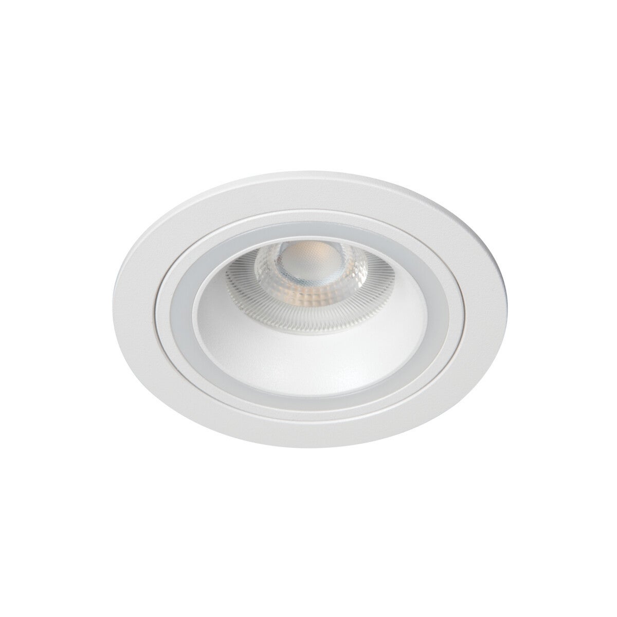 Oprawa sufitowa wpuszczana oczko Feline biała 1xGX5.3 / GU10x10W okrągła IP20 wym: 2,5 x 9 x 9 cm aluminium Kanlux