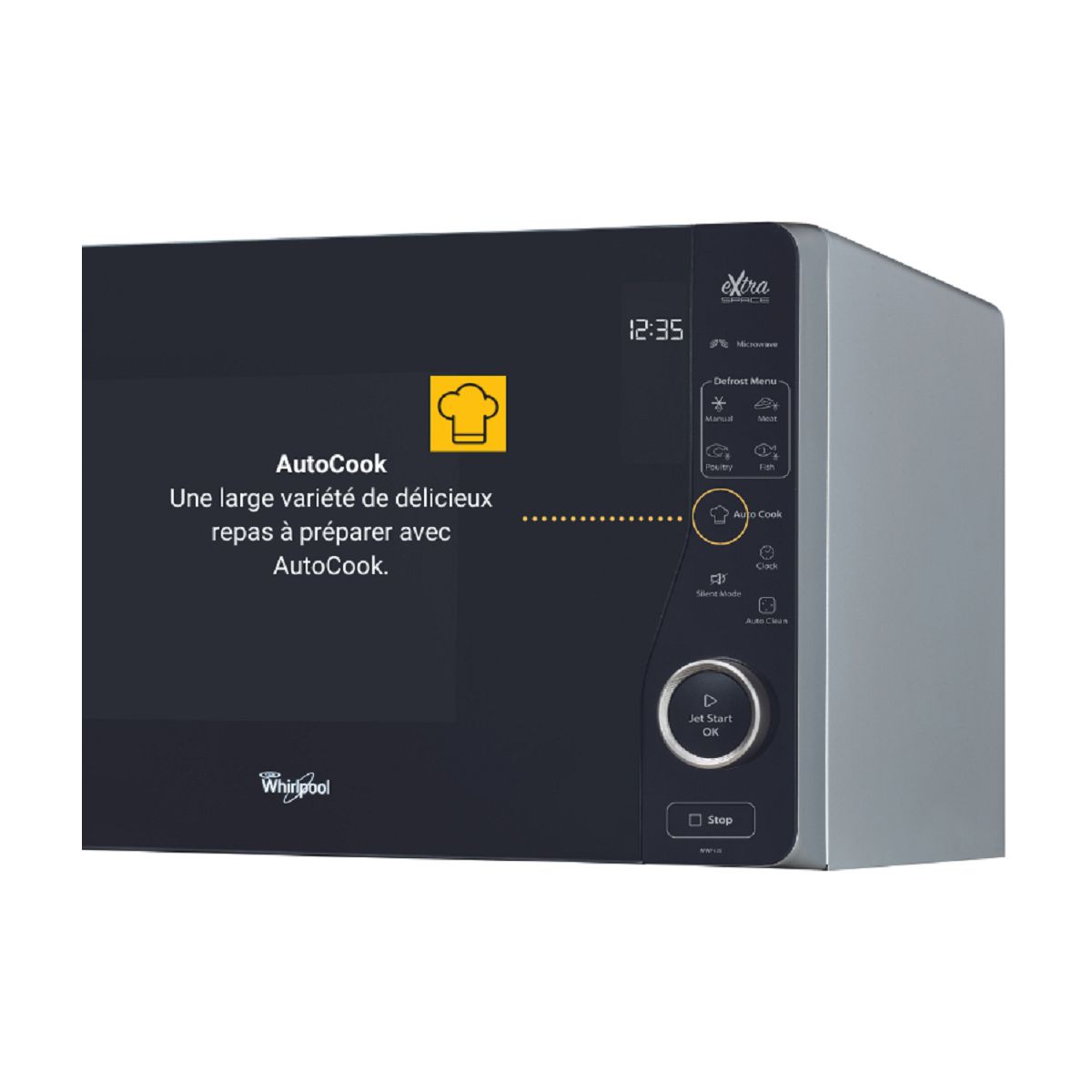 Micro ondes WHIRLPOOL MWF420SL extraspace - 9