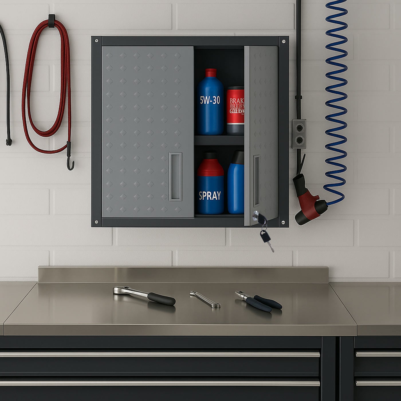 Armoire Suspendue MCW-O52, Armoire Murale, Armoire De