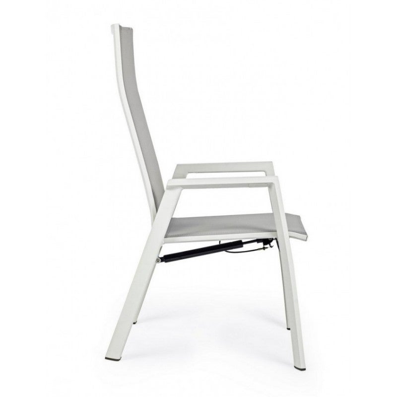 Chaise de jardin inclinable Steven Lunar c-br 59x72x112h cm - 5