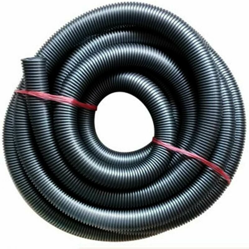 3 Metre Tuyau d'aspirateur, 32 mm Tuyau Flexible pour aspirateur, Noir, Taille Unique - 3