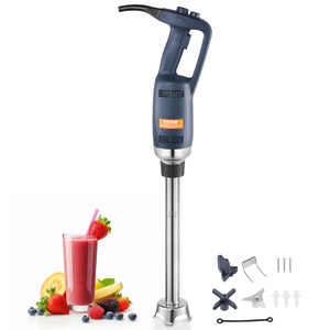 Mixeur Plongeant 500W Professionnel - Lames Inox 304, Vitesse Variable, Design Montable Au Mur | Pour Soupes, Smoothies, Purées